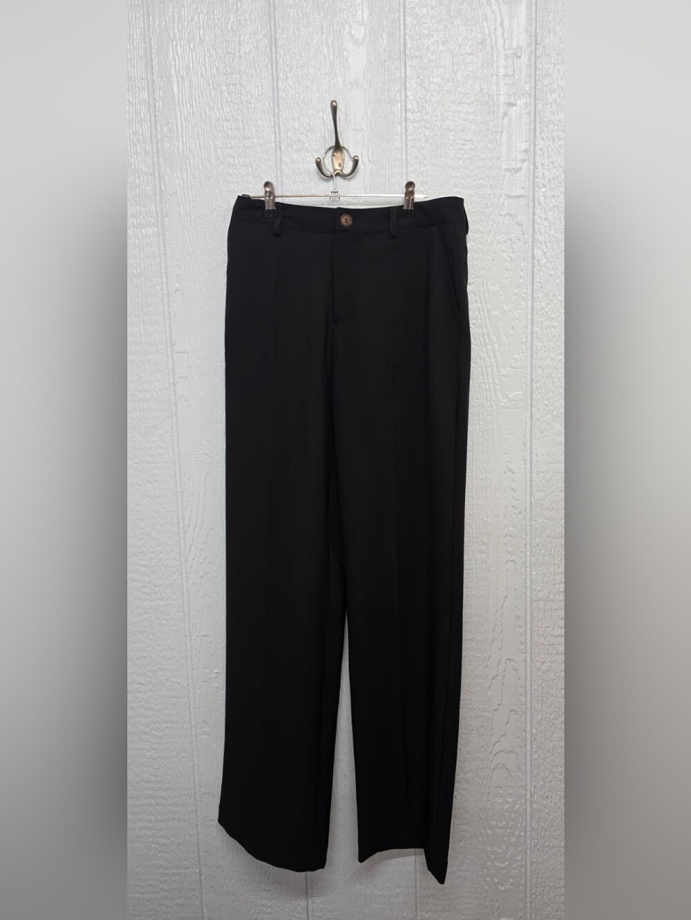 New Medium Love Tree Black Wide Leg Dress Pants